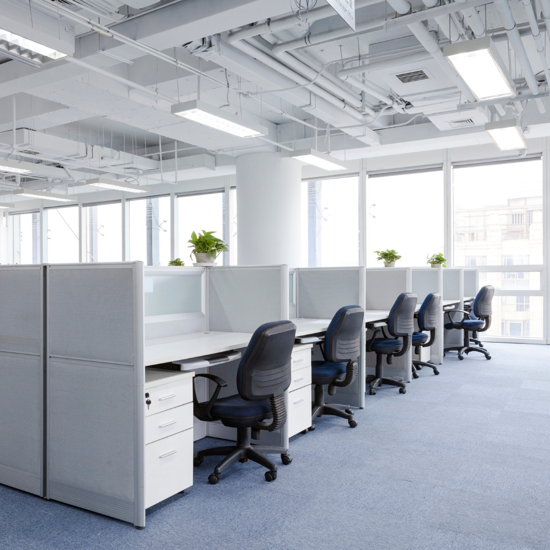 clean office room